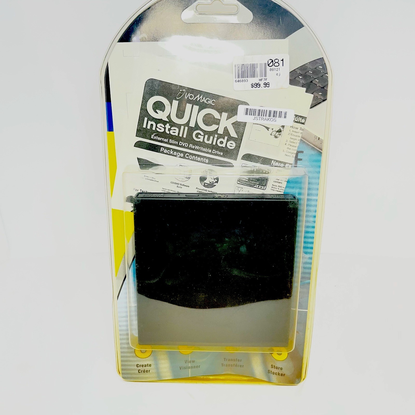 I/O Magic IDVD8PE 8X External USB DVD±RW/R Burner Drive New Sealed