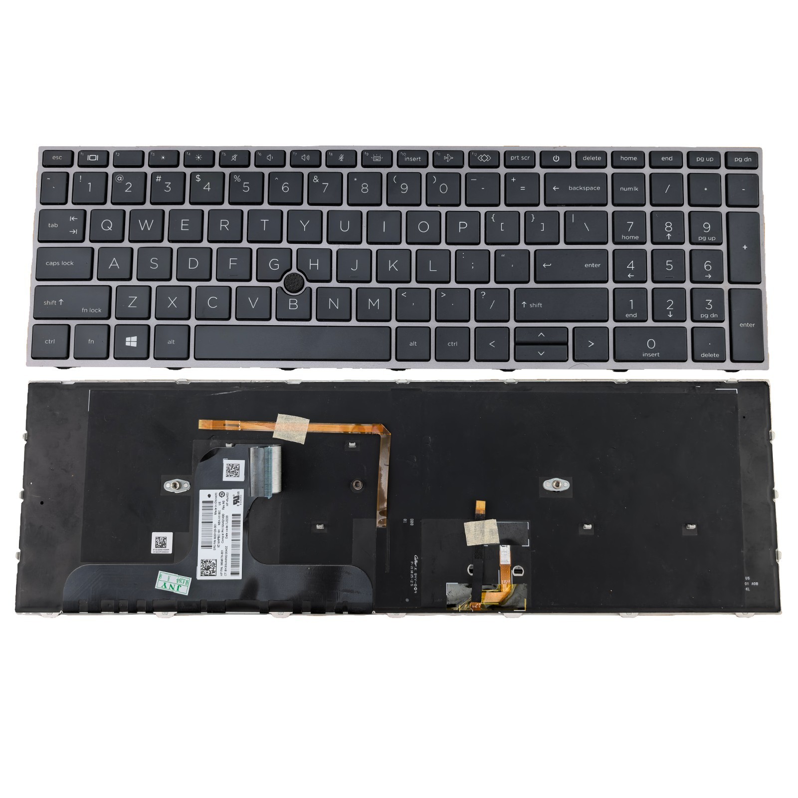 Genuine Fury 17 G7 17 G8 US Backlit Keyboard for HP ZBook M04679-001 M20128-001
