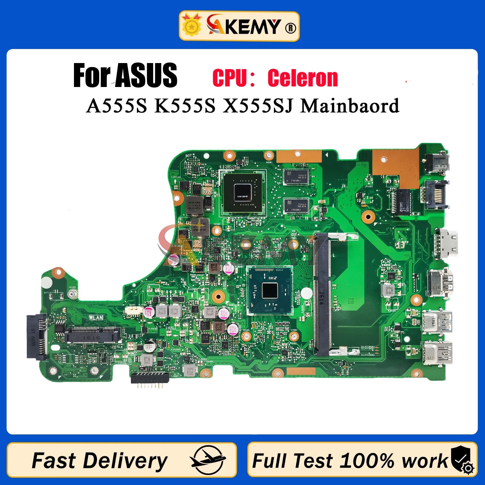 X555SJ Laptop Motherboard For ASUS VivoBook X555S A555S K555SJ K555S Mainboard