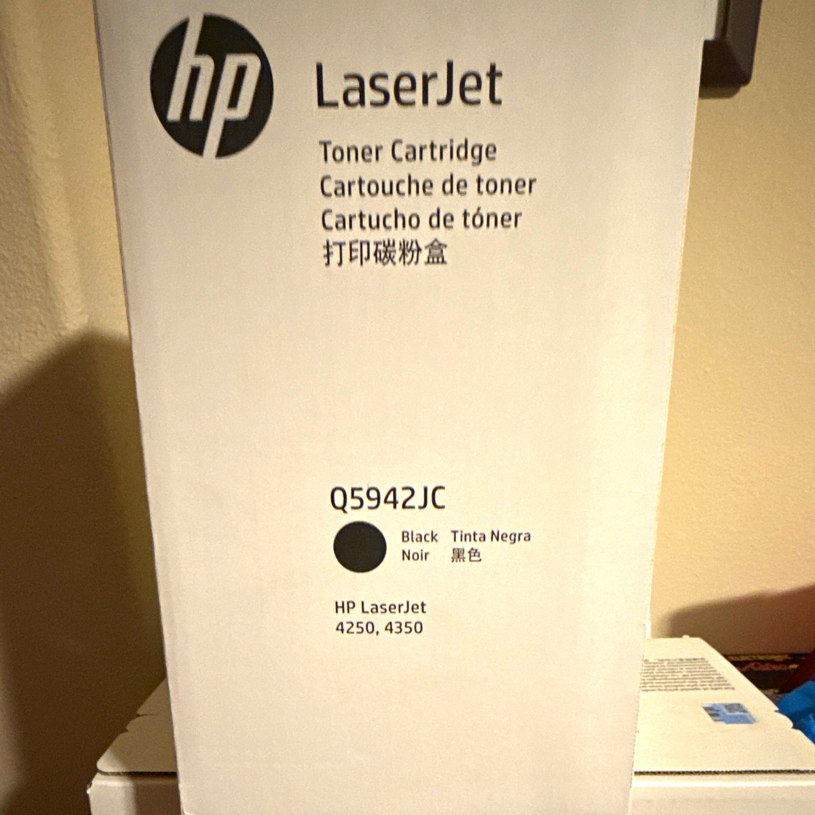 HP Genuine Original LaserJet Black Toner Cartridge Q5942JC for 4250 4350