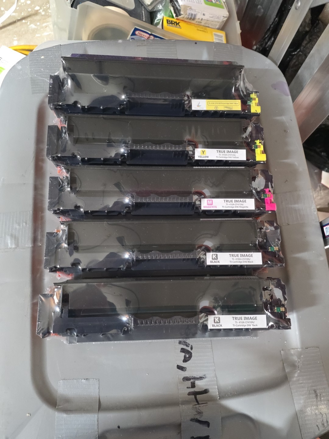 5PK Toner CE410A 410x Set Compatible With HP LaserJet Pro M477 CF410A CF412X