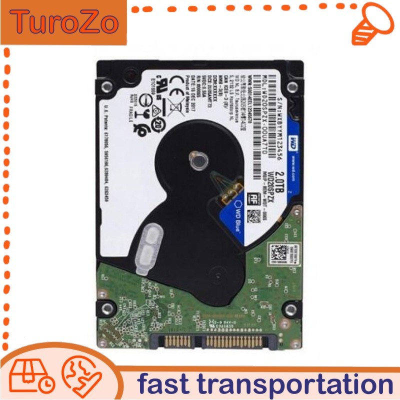 WD20SPZX Western Digital 2TB 5400RPM 6Gb/s 128MB SATA 2.5" Laptop HDD Hard