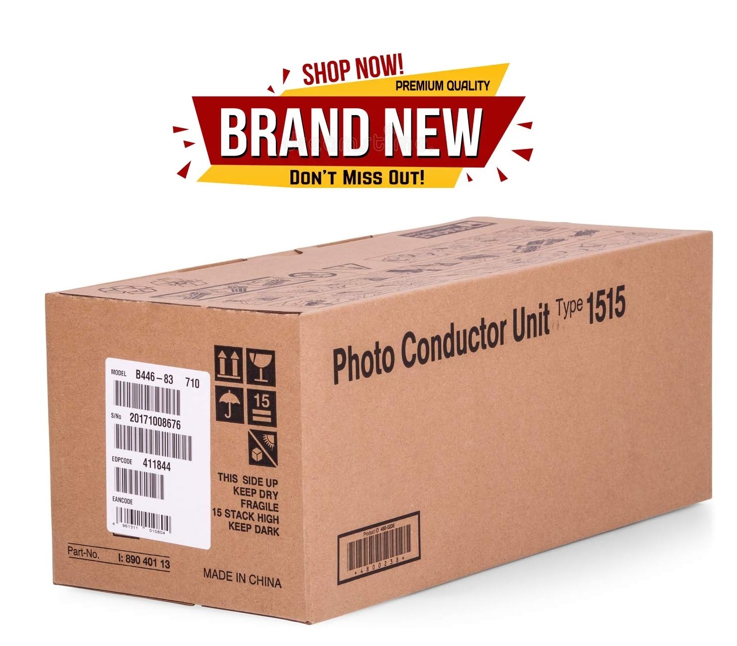 Ricoh 411844 Black Drum Unit Genuine