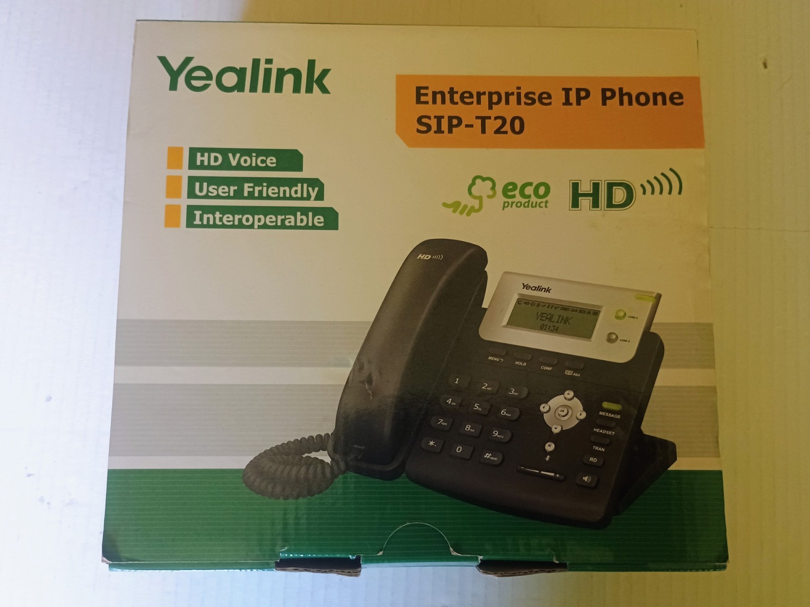 New Yealink Enterprise IP SIP-T20 VoIP Phone HD Voice