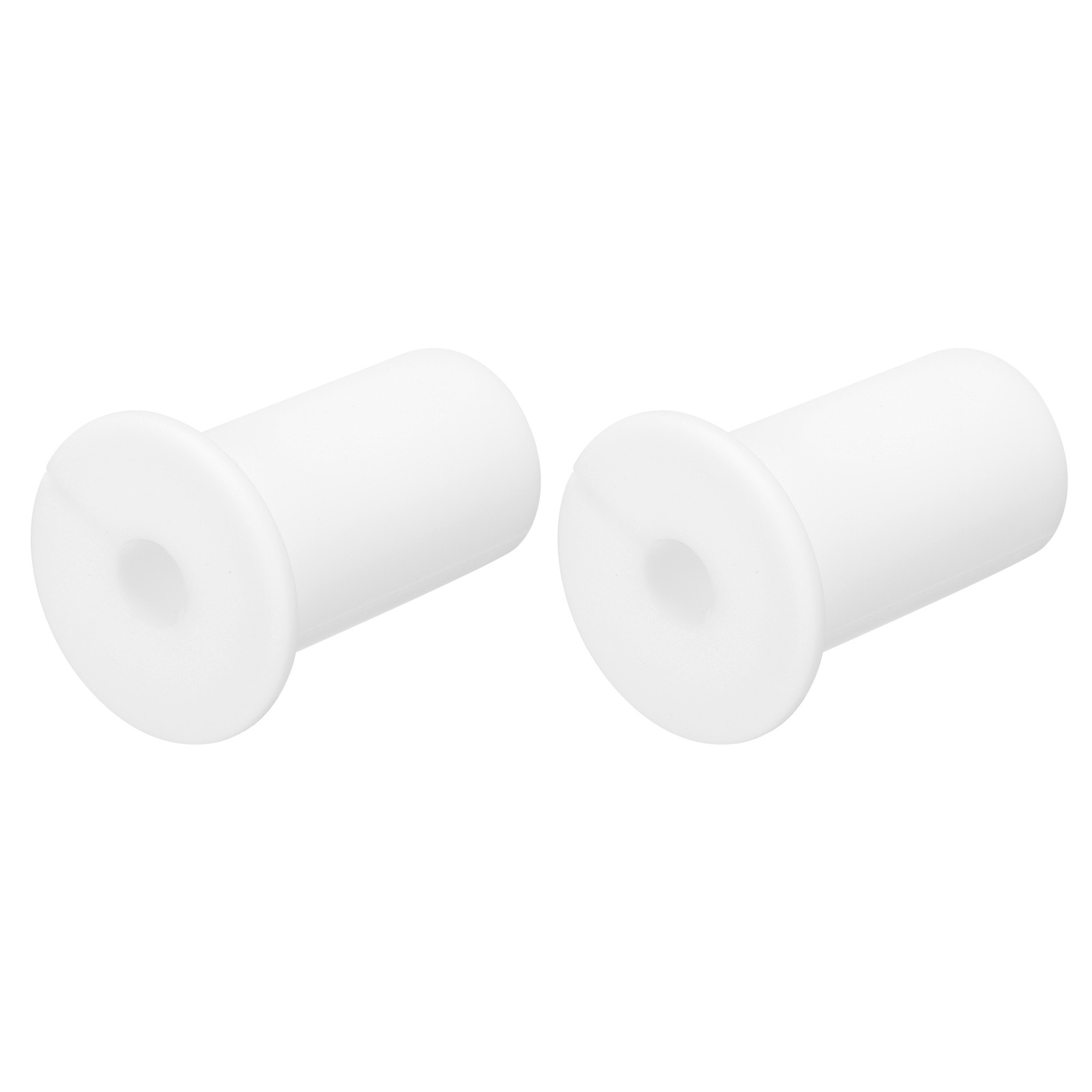 2Pcs Wall Grommets for Cables 3/4 Inch Cable with 7mm Hole, Silicone White