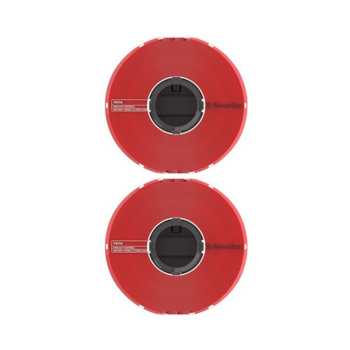 MakerBot PETG Specialty Filament Spool for Method 3D Printer 1.65lb 2 Pk (Red)