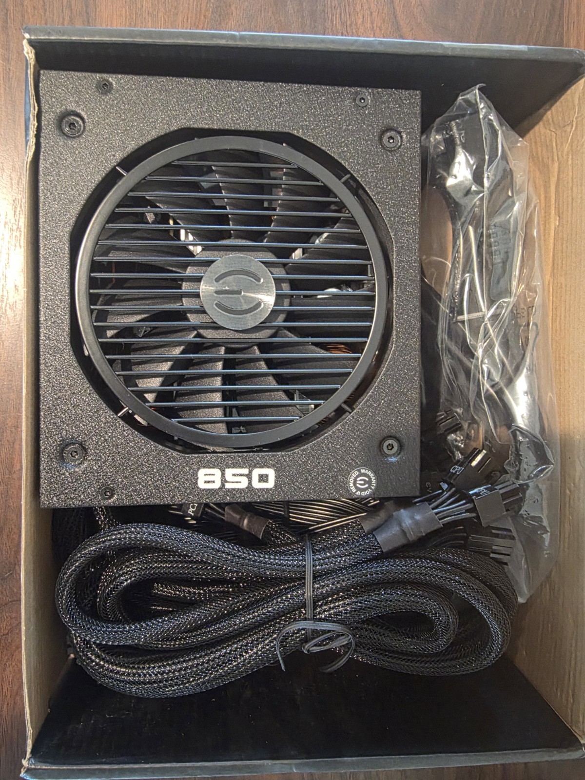 EVGA 850 BQ 850W 80+ Bronze Semi Modular Power Supply PSU 110-BQ-0850-V1