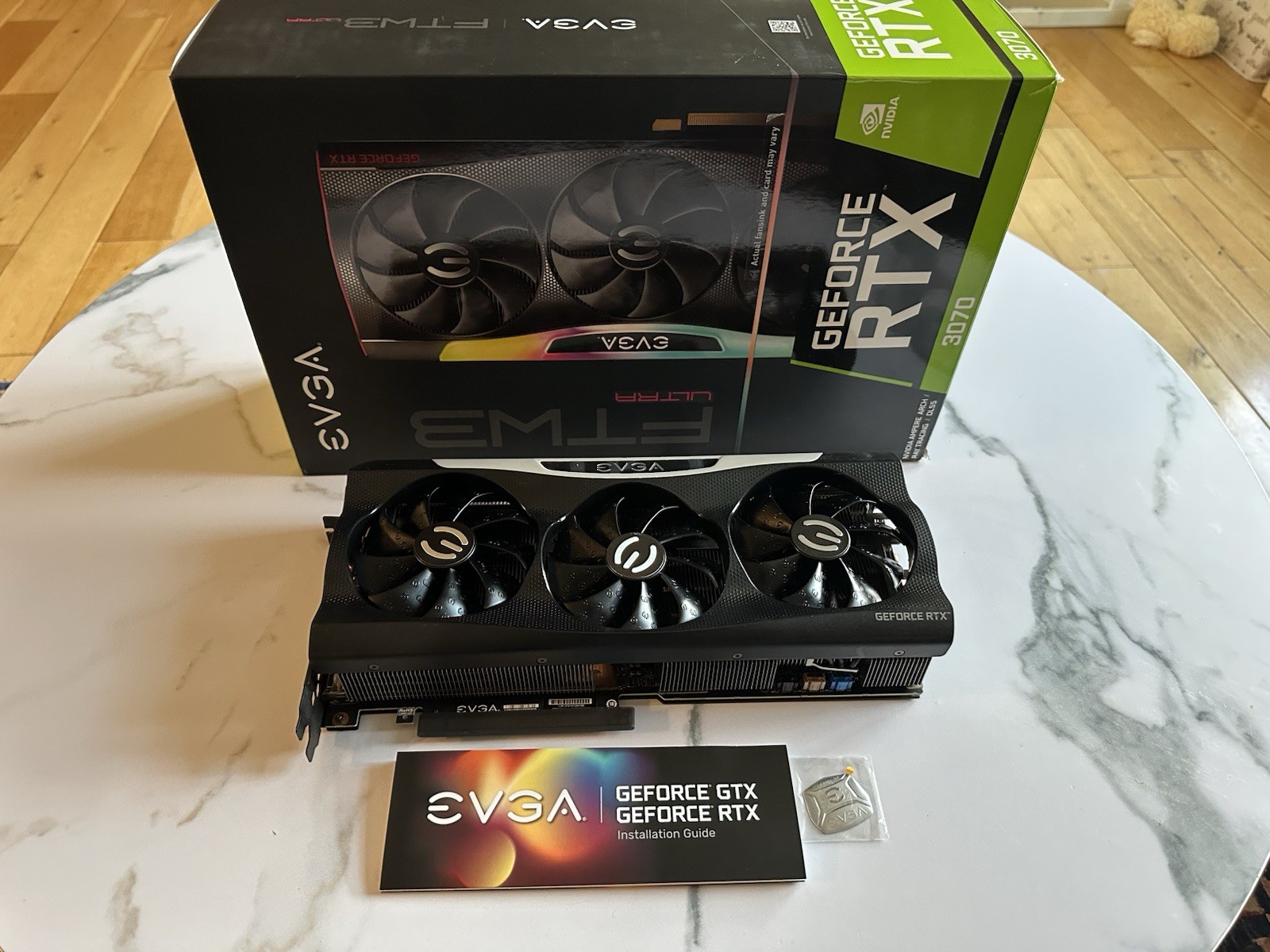 EVGA GeForce RTX 3070 FTW3 Ultra Gaming 8GB GDDR6 GPU w/ Original Box Tested