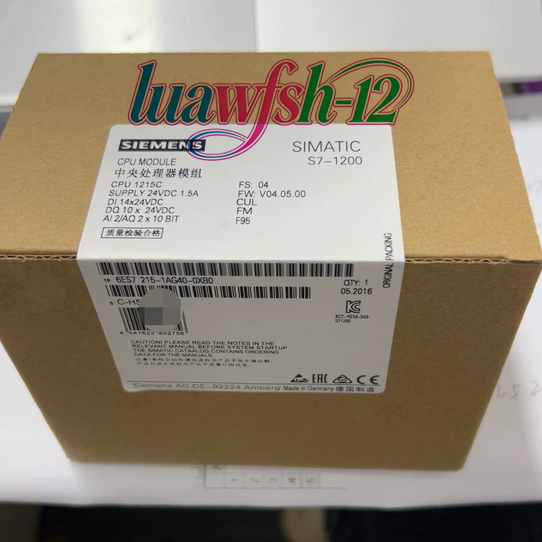 1PC Brand New Siemens 6ES7215-1AG40-0XB0 CPU Module 6ES7 215-1AG40-0XB0