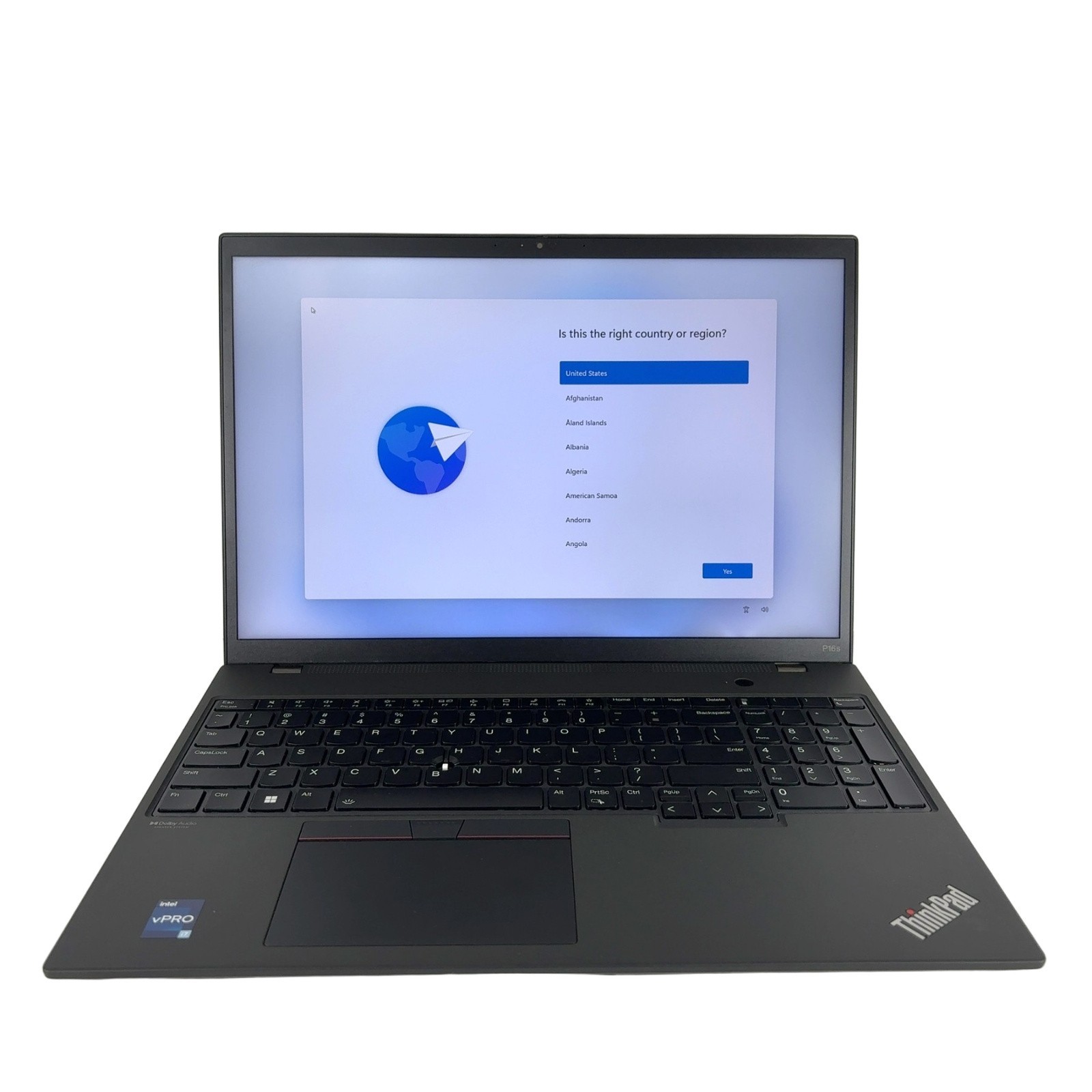 Lenovo ThinkPad P16s 16" FHD Touch 2.2GHz i7 32GB RAM 1TB SSD Windows 11 Pro