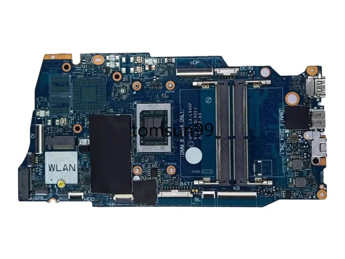 For Dell Vostro 3425 3525 Motherboard LA-L945P T7MJC 0T7MJC W/ R5-5625U CPU