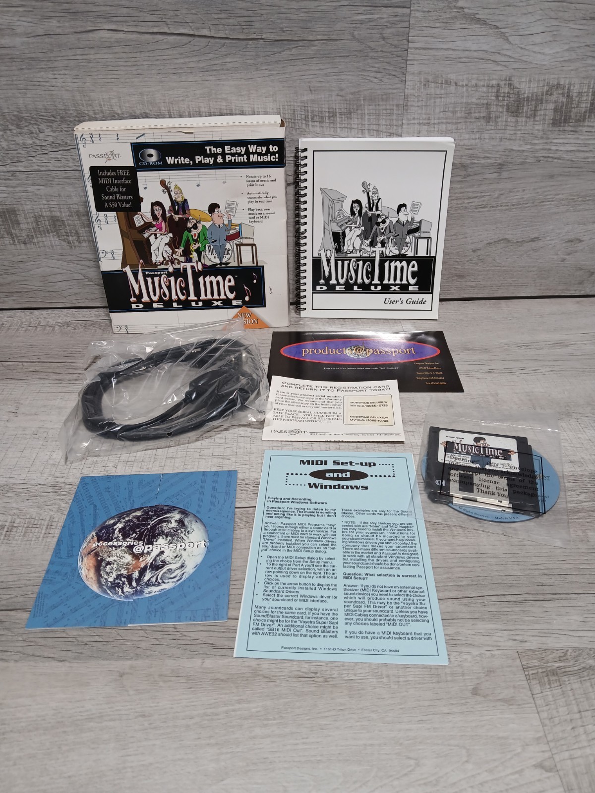 Passport Music Time Deluxe New Version (Create, Play, & Print Music On Computer)