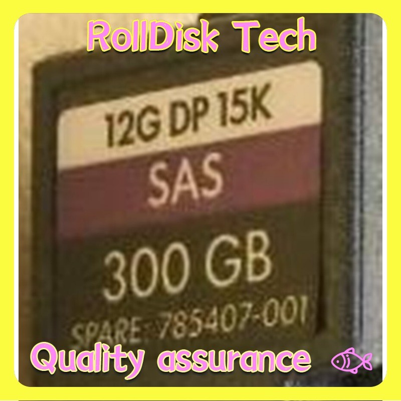New 20PCS 785099-B21 HP 300GB 15K RPM 12G SFF 2.5 Disk Shelf Head Label