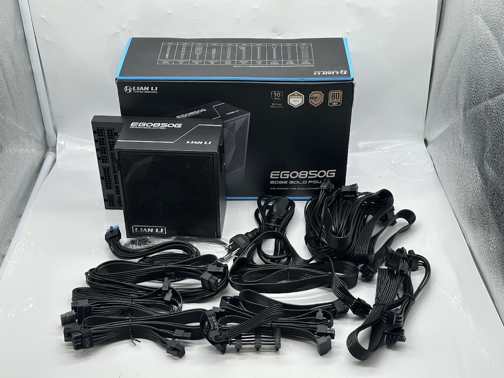 Lian Li EDGE GOLD 850 Watt 80 Plus Gold ATX Fully Modular Power Supply (Black)