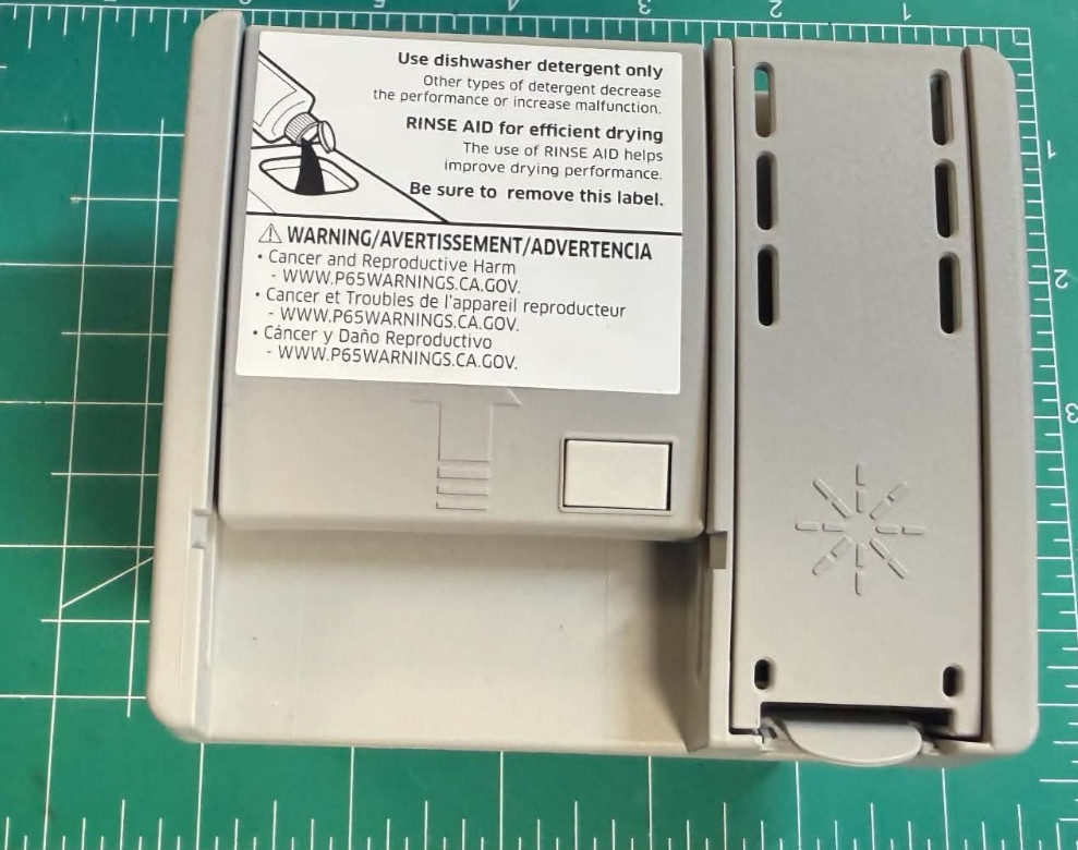 OEM Samsung Dishwasher Detergent Dispenser DD64-00272A For DW90F89T0USRAA