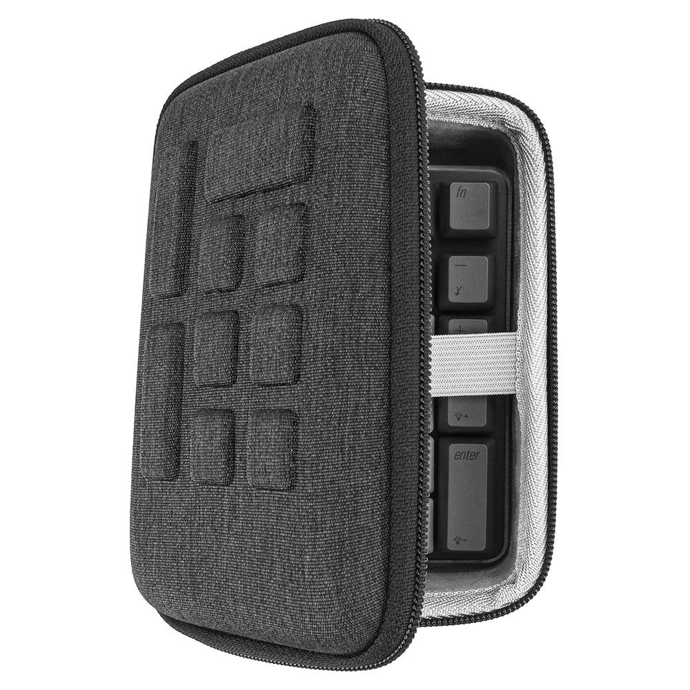 Geekria Portable Number Pad Travel Case for Qisan 21 Keys Mini Numpad
