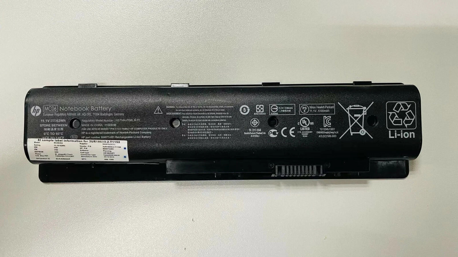 2026 Genuine Battery MC04 MC06 HSTNN-PB6R For HP ENVY 17-N 17-N000 15-AE Series