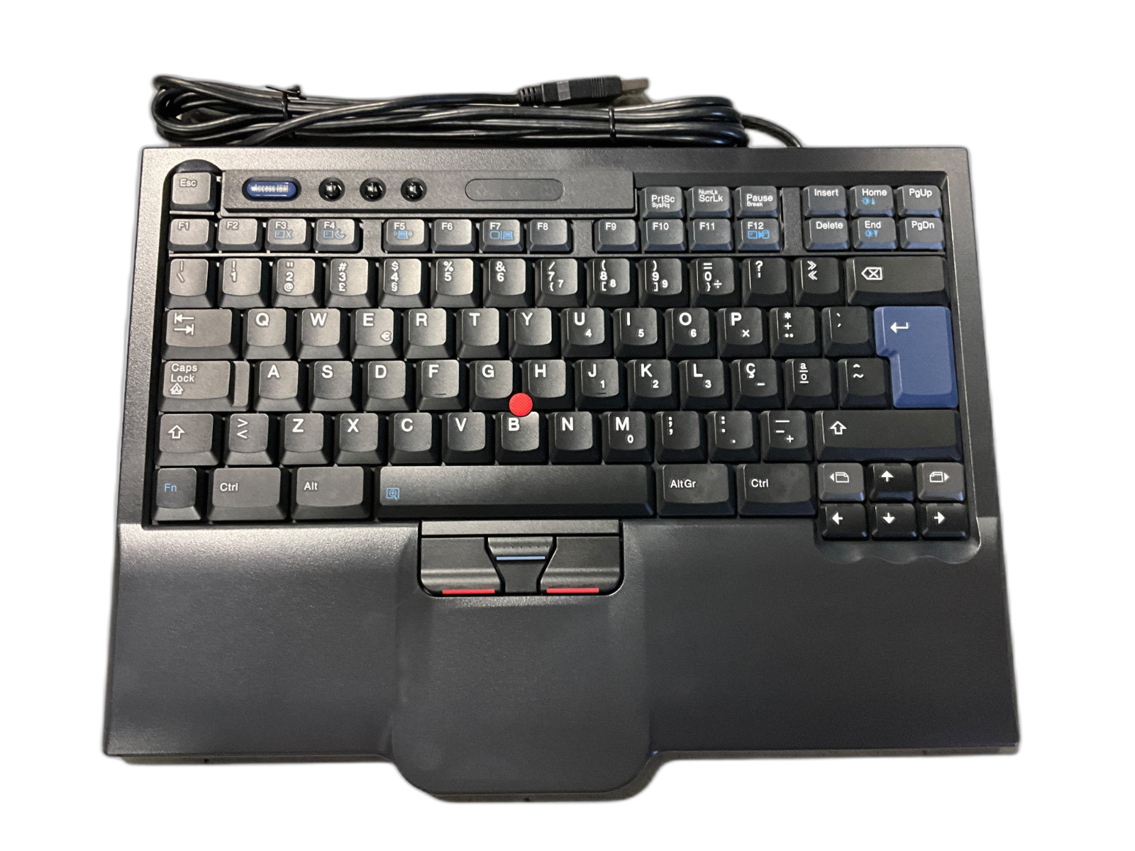 01LK264 IBM ULTRANAV USB KEYBOARD BLACK,PORTUGESE NEW