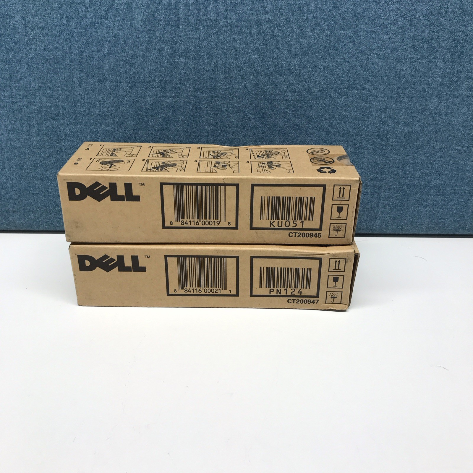 Genuine Dell High Yield Toner Cartridge for Dell 1320C | Yellow & Cyan | Sealed