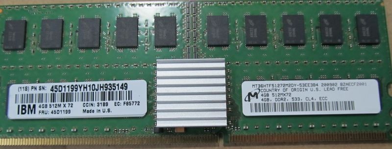 IBM 45D1199 4GB Power 6 DDR2 Memory DIMM 533MHz for 8234-EMA pSeries 5695 31B9