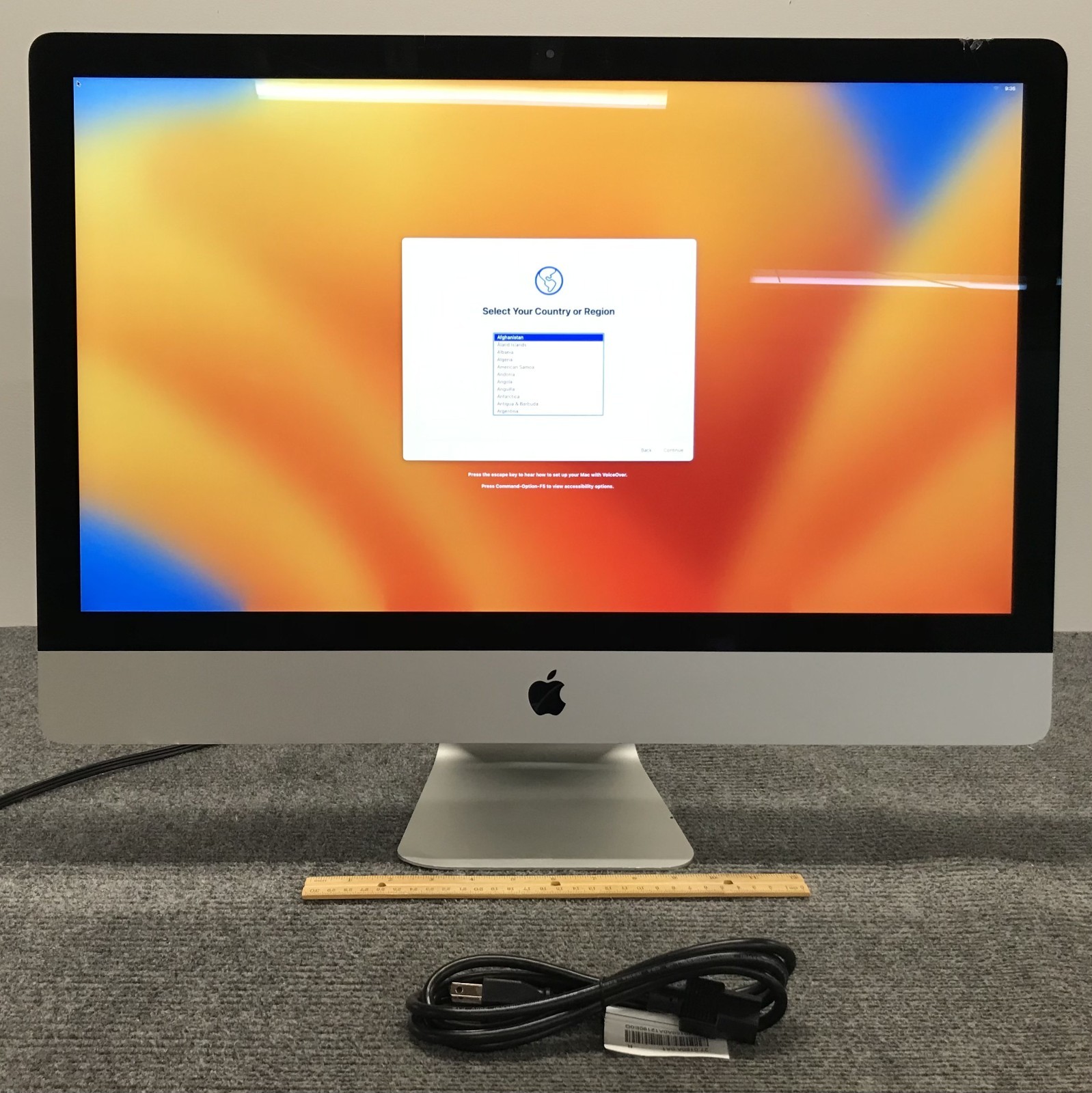 Apple iMac A1419 MNE92LL/A 2017 27" AIO i5-7500 16GB RAM 1TB HDD + 32GBSSD As Is