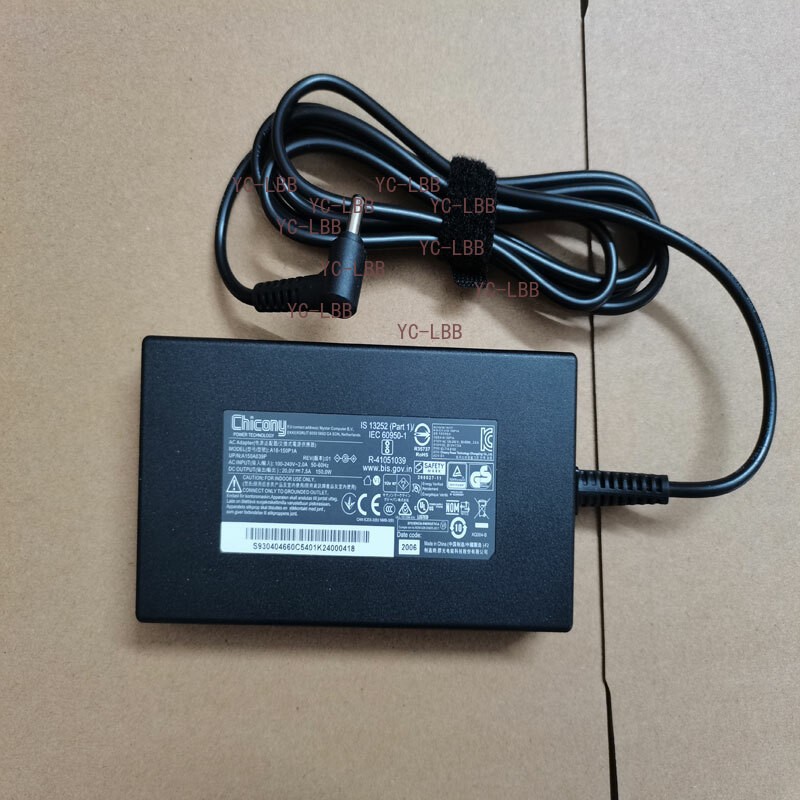 Original Chicony 20V 7.5A A18-150P1A For MSI Katana GF76 11UC-052CA 4.5mm 150W