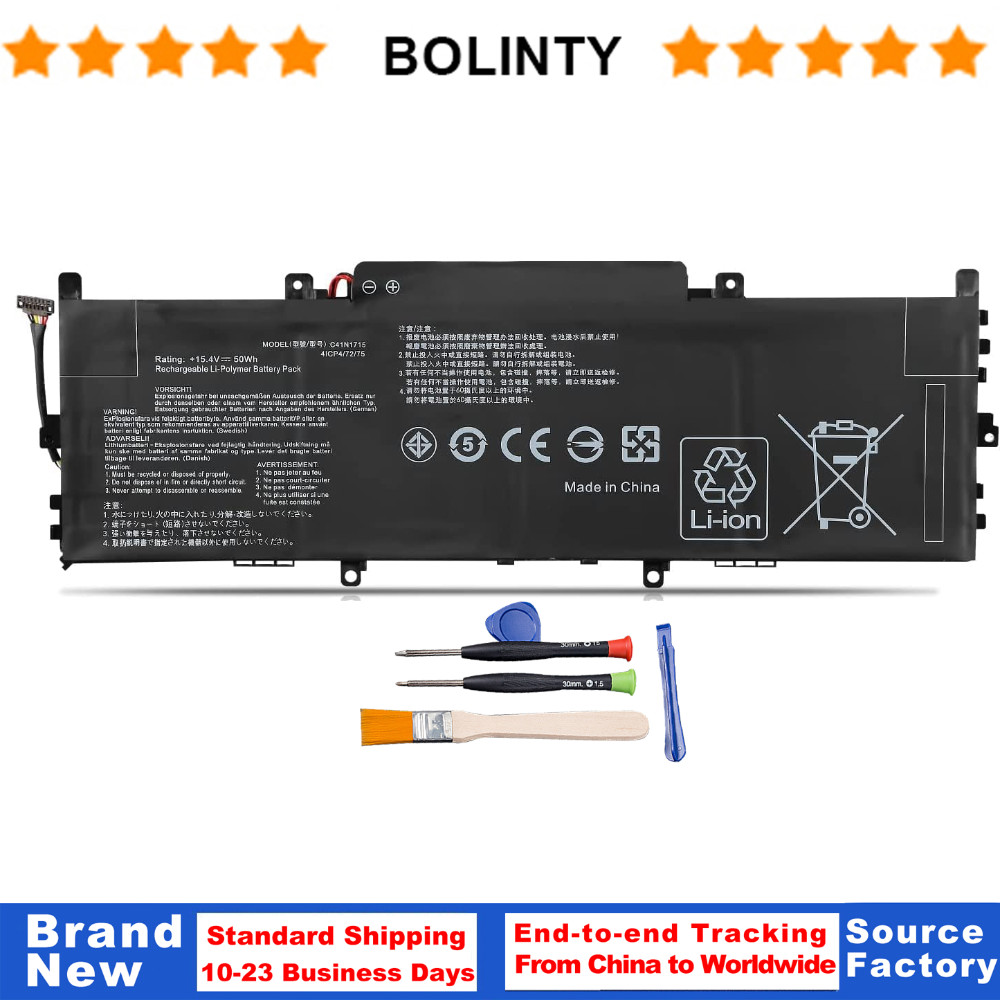 C41N1715 50Wh Laptop Battery For Asus Zenbook 13 UX331UA UX331UN UX331FN U3100FN