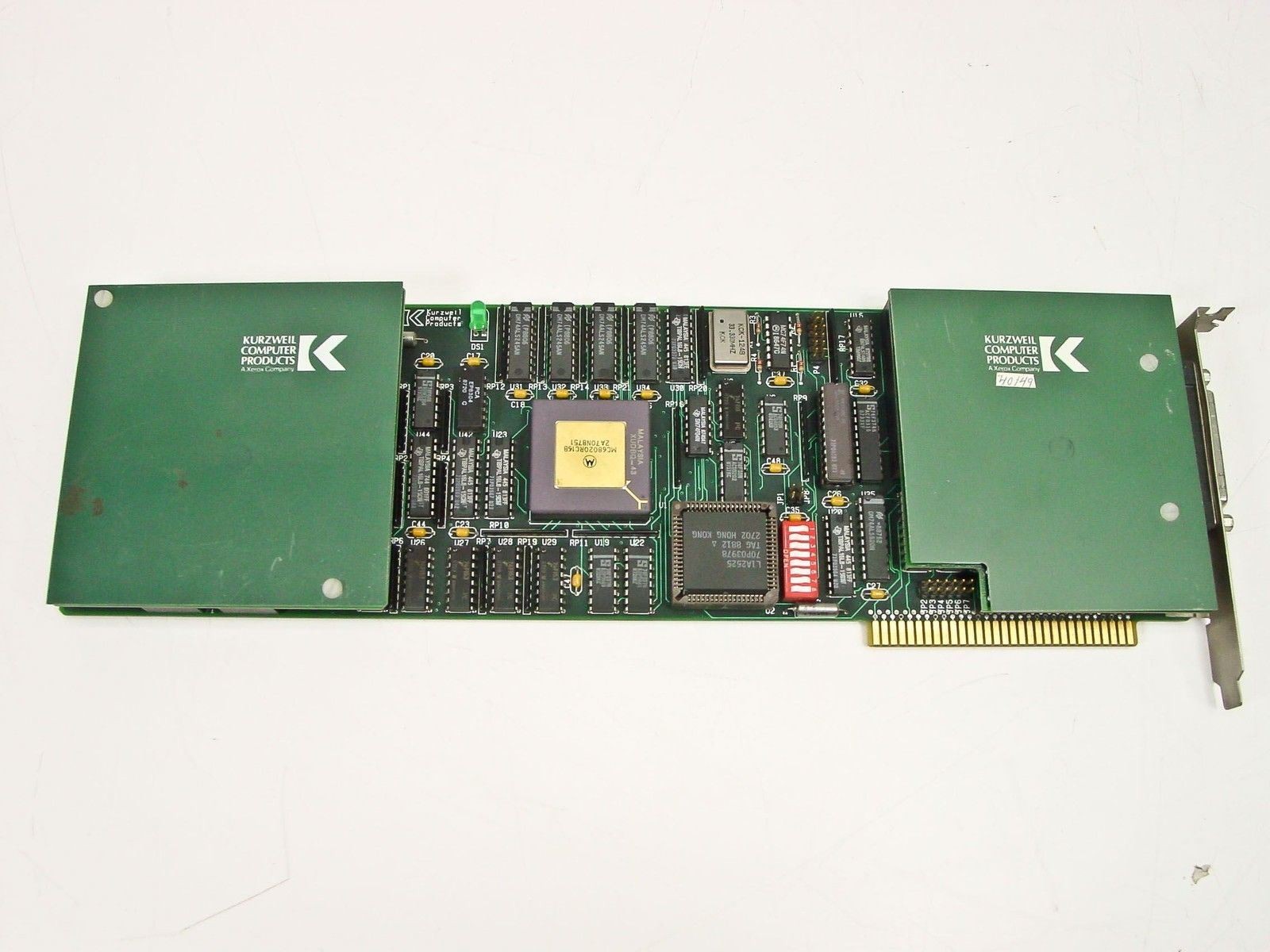 Kurzweil 9178 Rev A 8-Bit ISA Controller Card MC68020RC168 25-Pin for Xerox