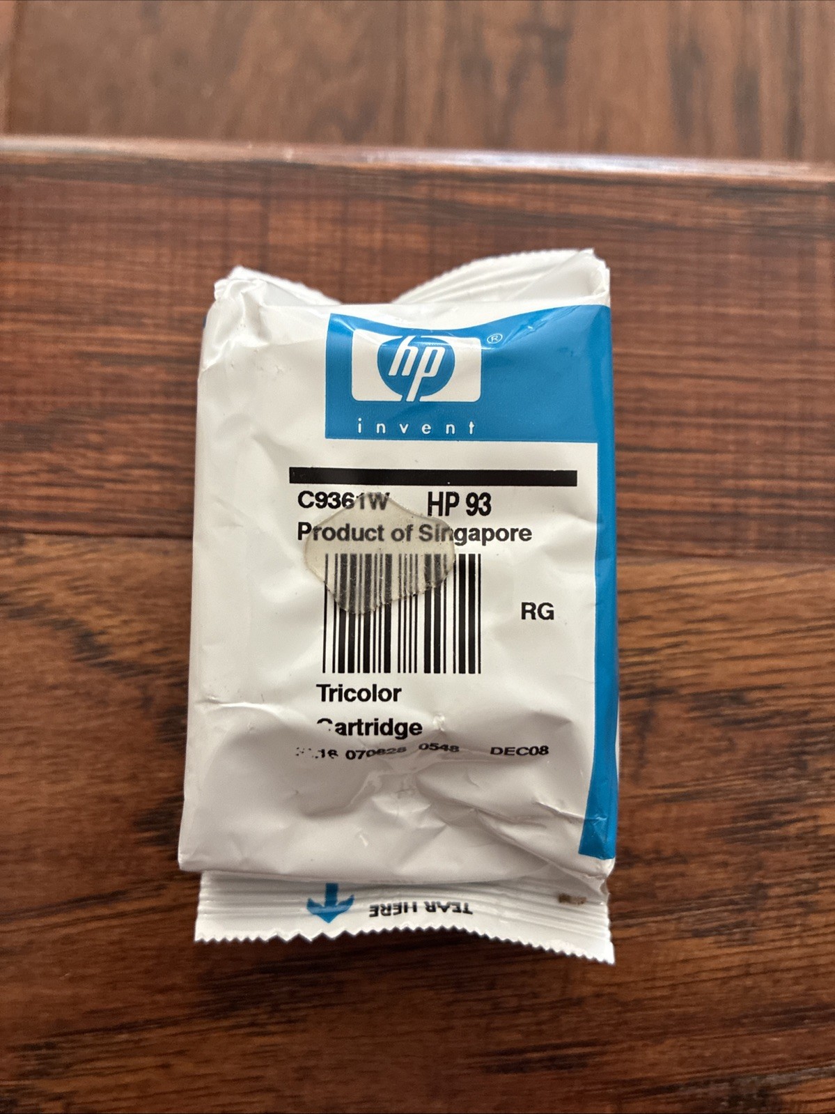 Genuine HP 93 Tri~color Ink Cartridges EXP 12/2008