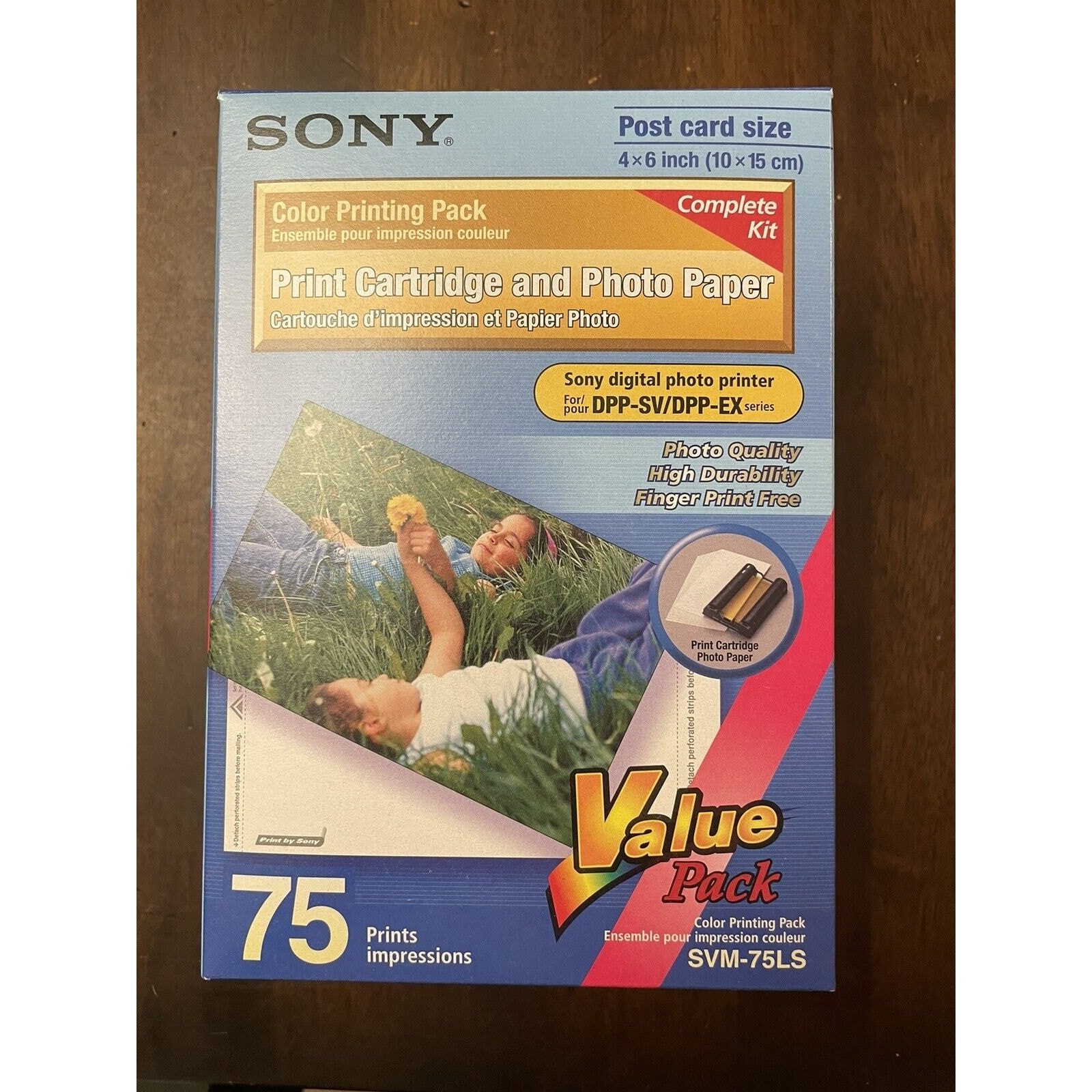 Sony SVM-75LS Print Cartridges & Photo Paper Value Pack 75 Prints