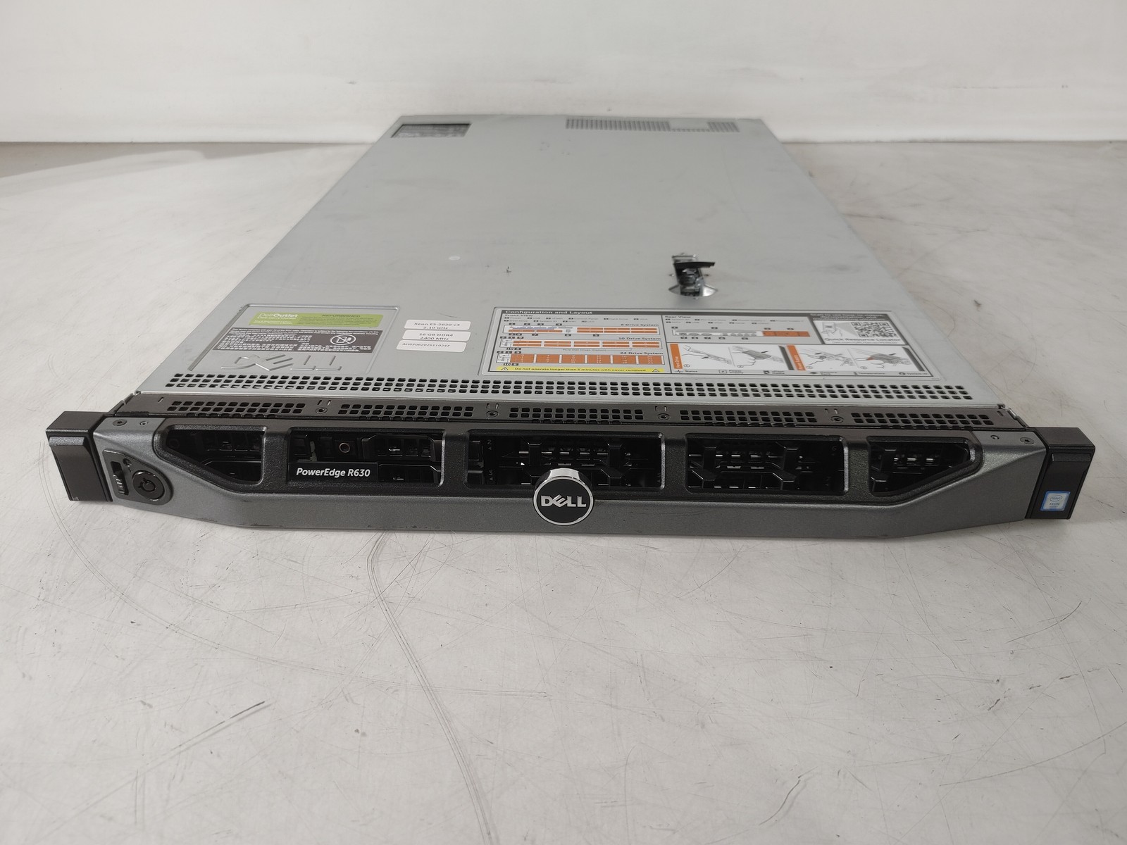 Dell PowerEdge R630 2.10 GHz Intel Xeon E5-2620 v4 16 GB DDR4 Server No