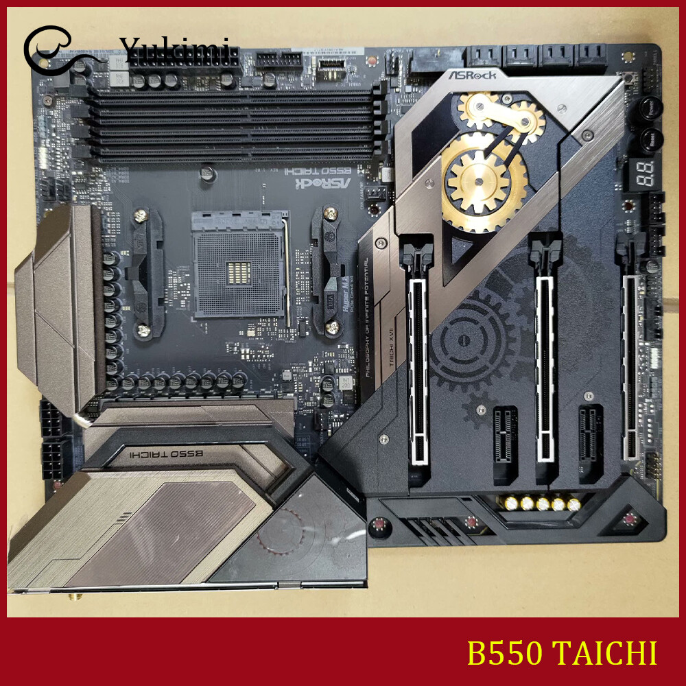 FOR ASROCK B550 TAICHI AMD AM4 DDR4*4 128GB HDMI DisplayPort Motherboard Test OK