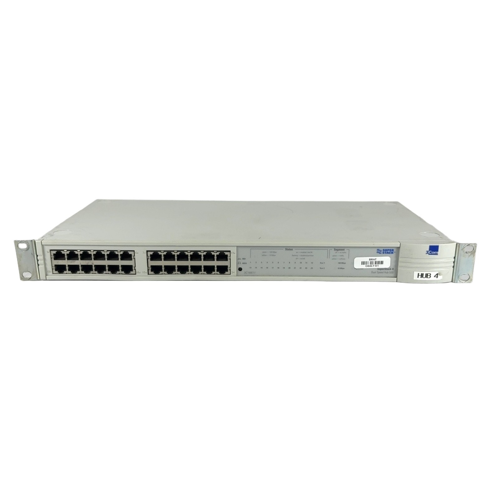 3Com SuperStack II Dual Speed Hub 500 24-Port 10/100 Ethernet 3C16611