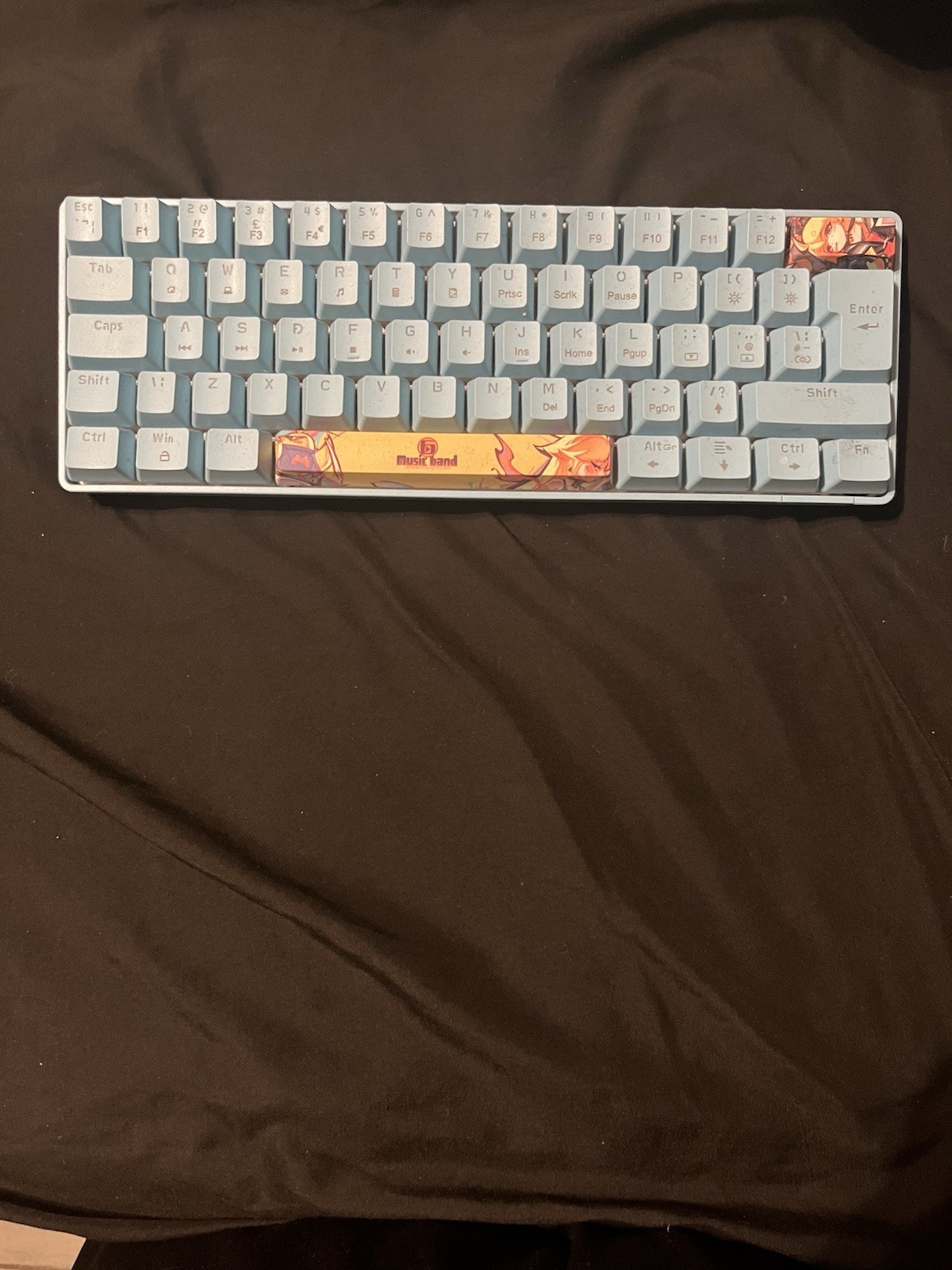 ZIYOULANG T60 Wired Mechanical Illuminated USB Keyboard Blue