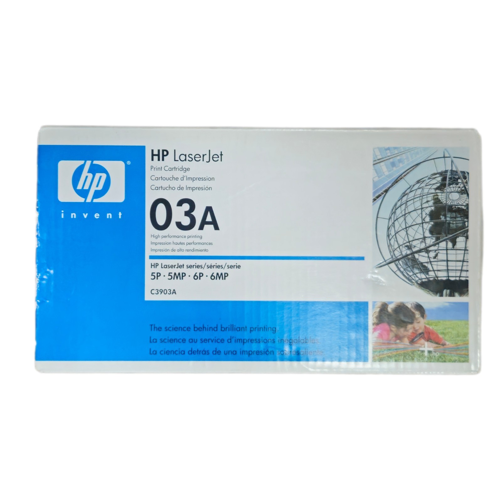 New HP LaserJet 03A Black Toner Cartridge C3903A