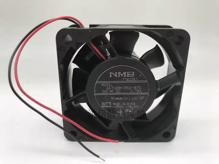 1PCS Genuine NMB-MAT 6025 2410SB-05W-B70 DC24V 0.13A 2-Wire Inverter Fan