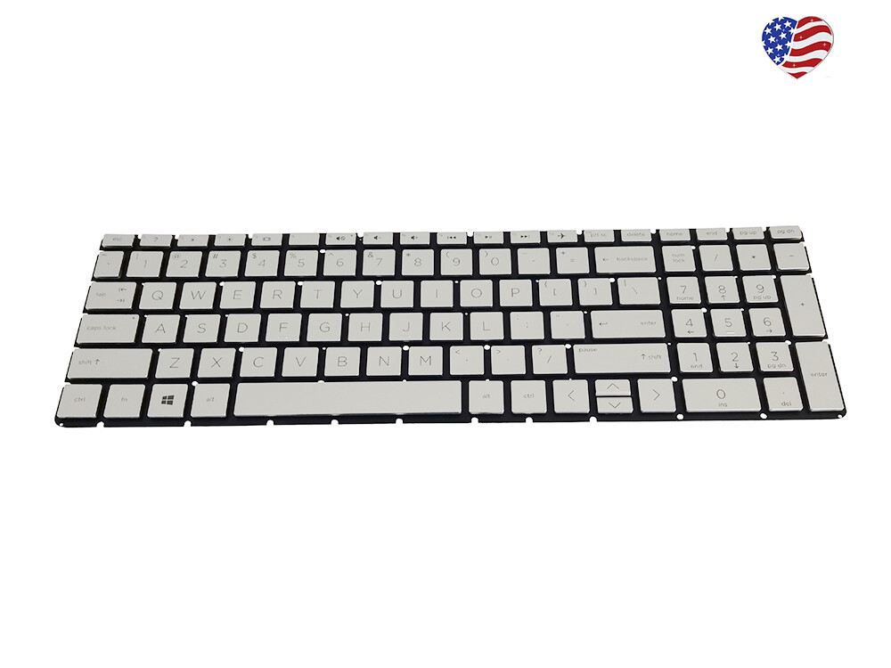 New for HP Pavilion 15-cc055od 15-cc195cl 15-cc665cl Notebook Keyboard Silver