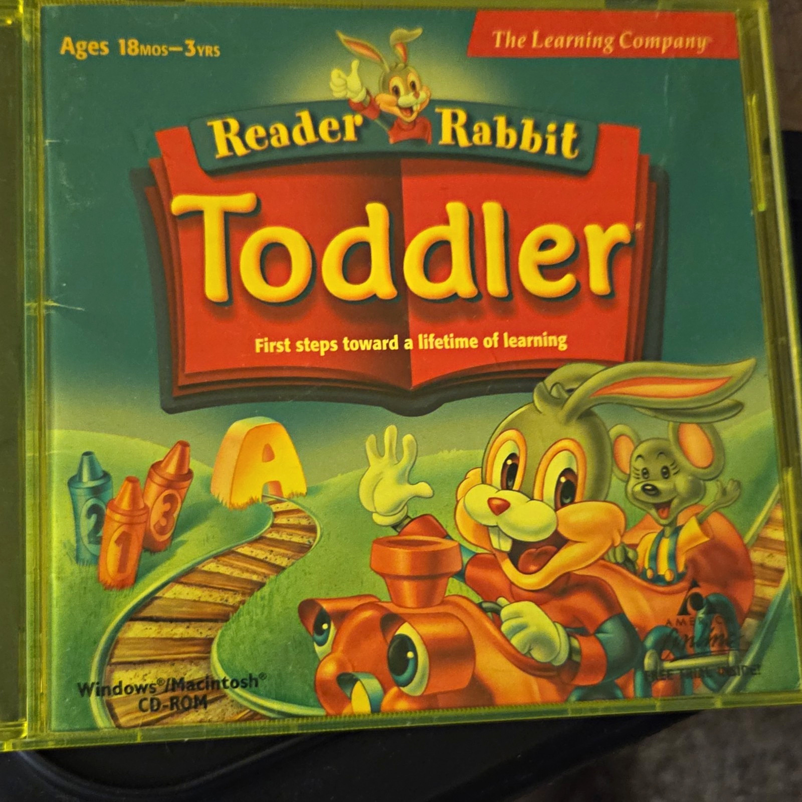 The Learning Company Reader Rabbit Toddler Reading & Language CD English Win/Mac