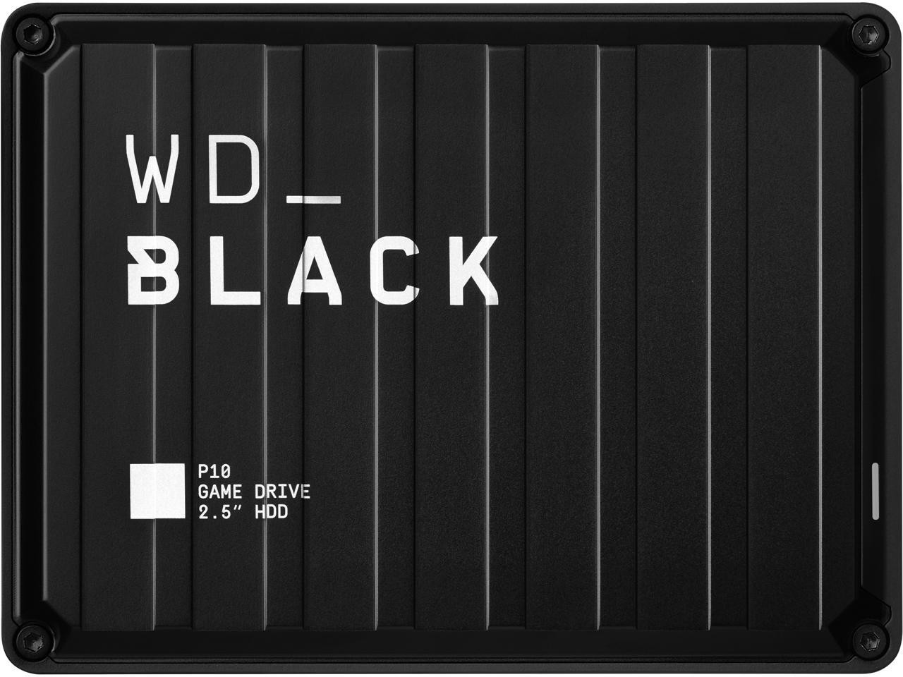 WD Black 4TB P10 Game Drive Portable External Hard Drive for PS5/PS4/Xbox One/PC