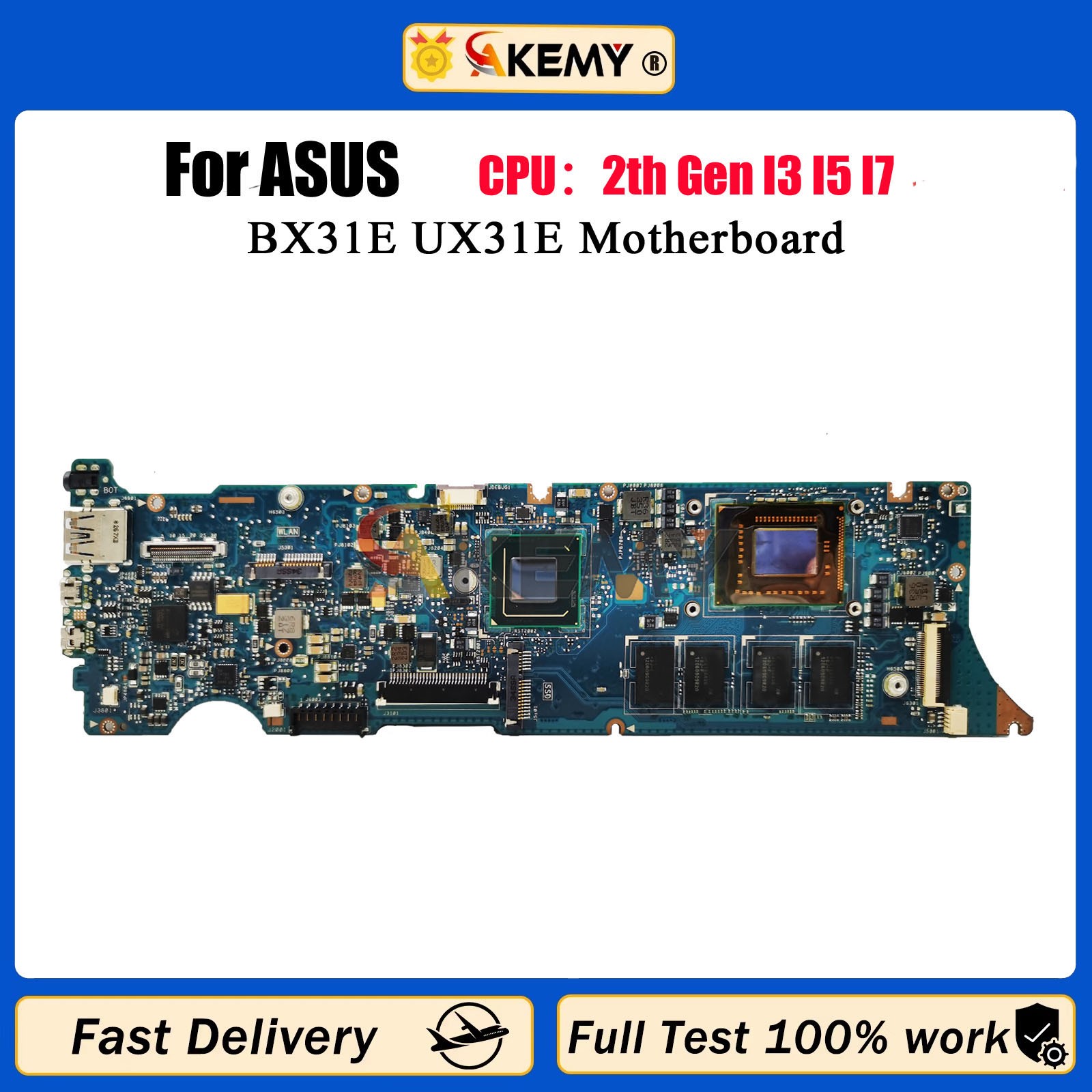 UX31E Laptop Motherboard For ASUS Zenbook BX31E Notebook Motherboard tests OK