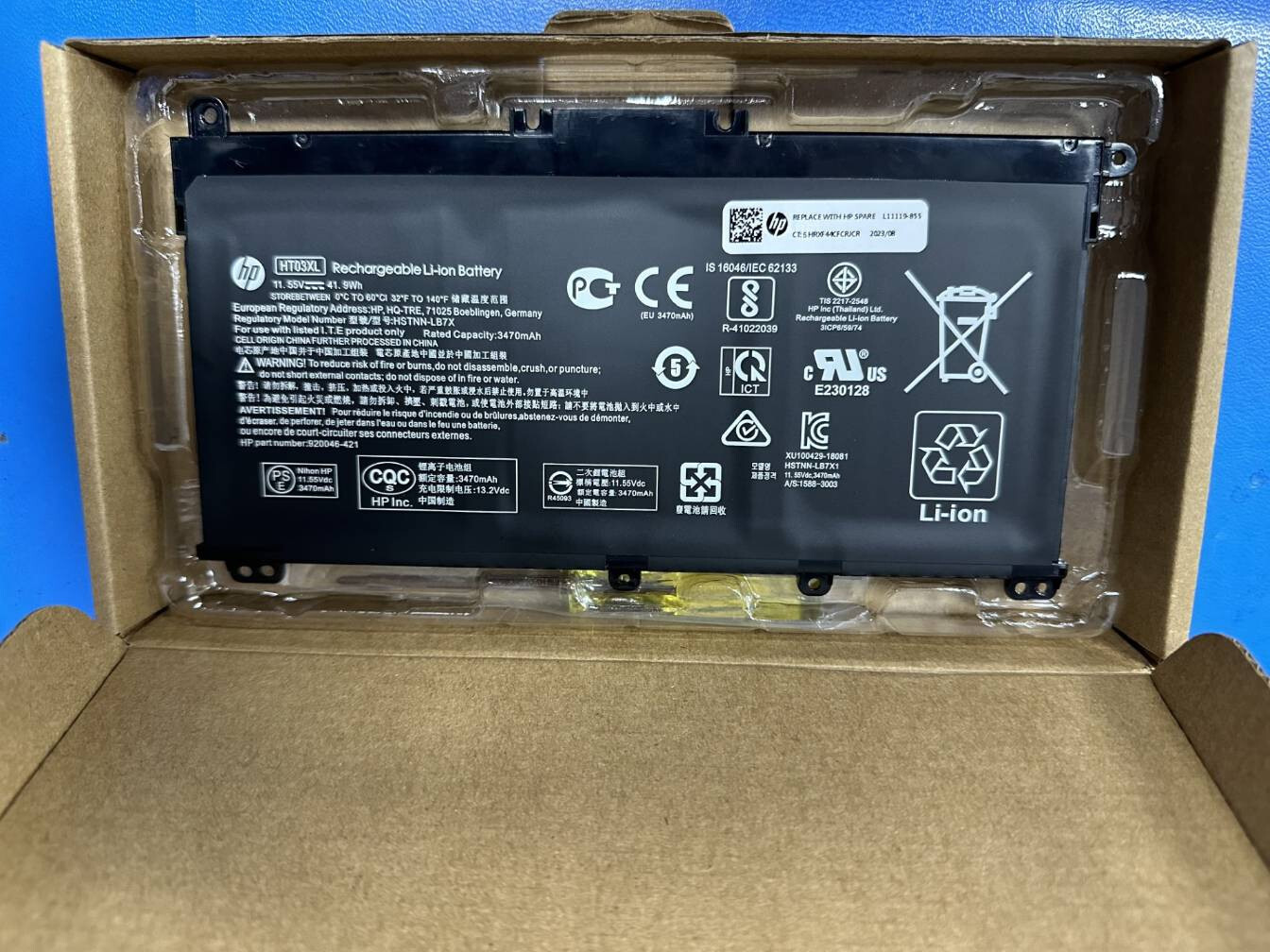Genuine HT03XL L11119-855 Battery for HP Pavilion 14-CE 14-CF 14-DF 15-CS 15-DA