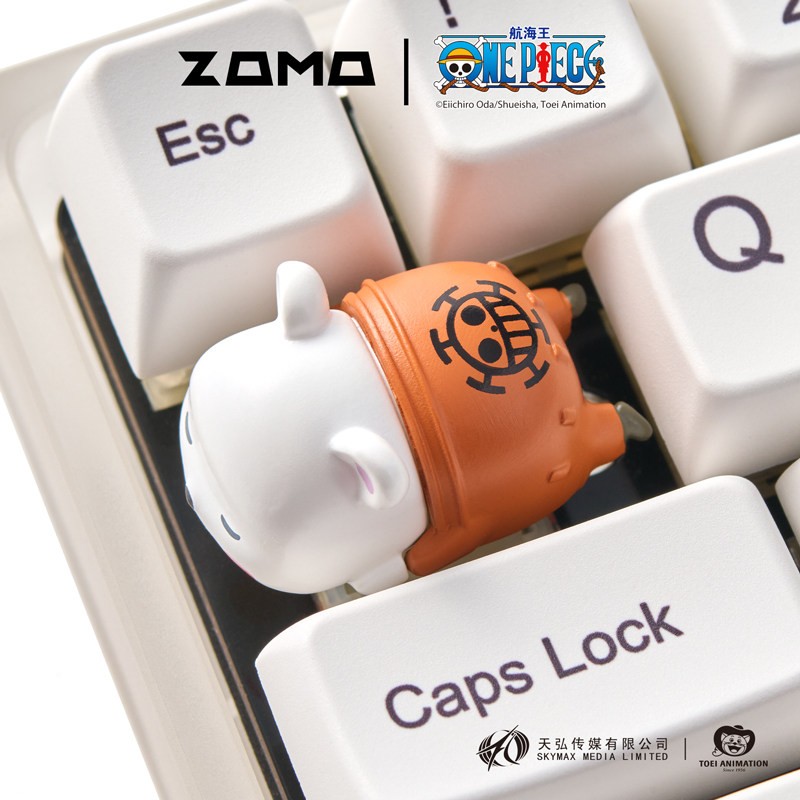 ZOMO One Piece Official Keycap Set Bepo Metal Aluminum Alloy Keycaps