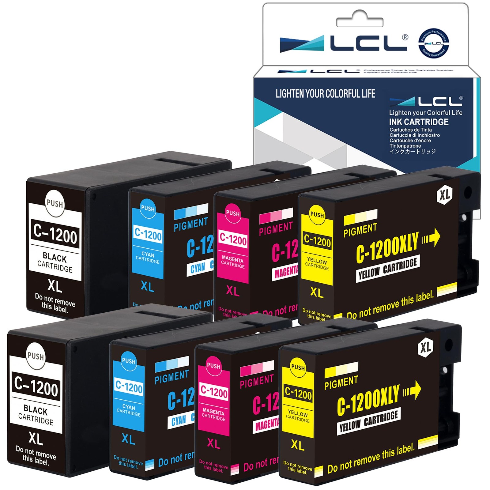 LCL 1200XL Ink Cartridges for Canon Maxify PGI-1200XL MB2720 MB2350 MB2320