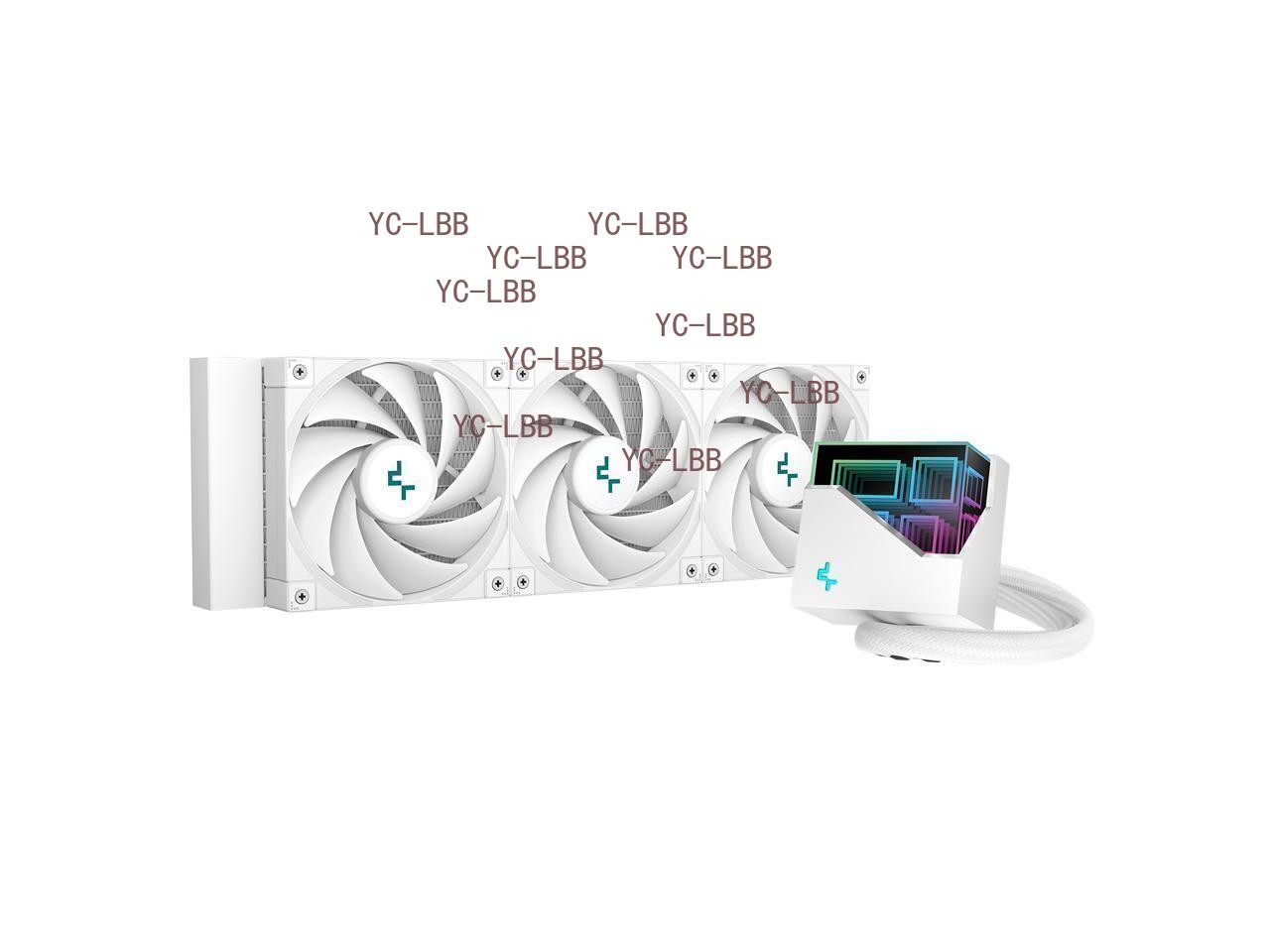 DeepCool LT720 Premium Liquid CPU Cooler 360mm High-Performance FK120 FAN White