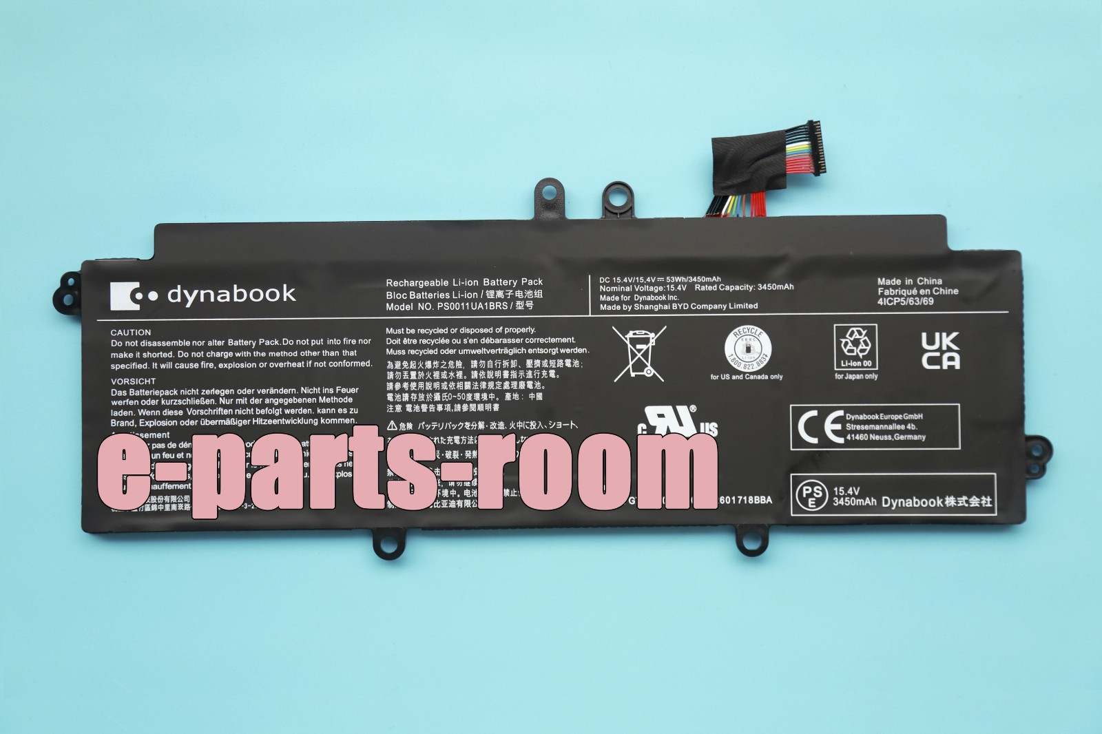 New Original PS0011UA1BRS Battery for Dynabook Portege X30L-J-131 X30L-K-10G