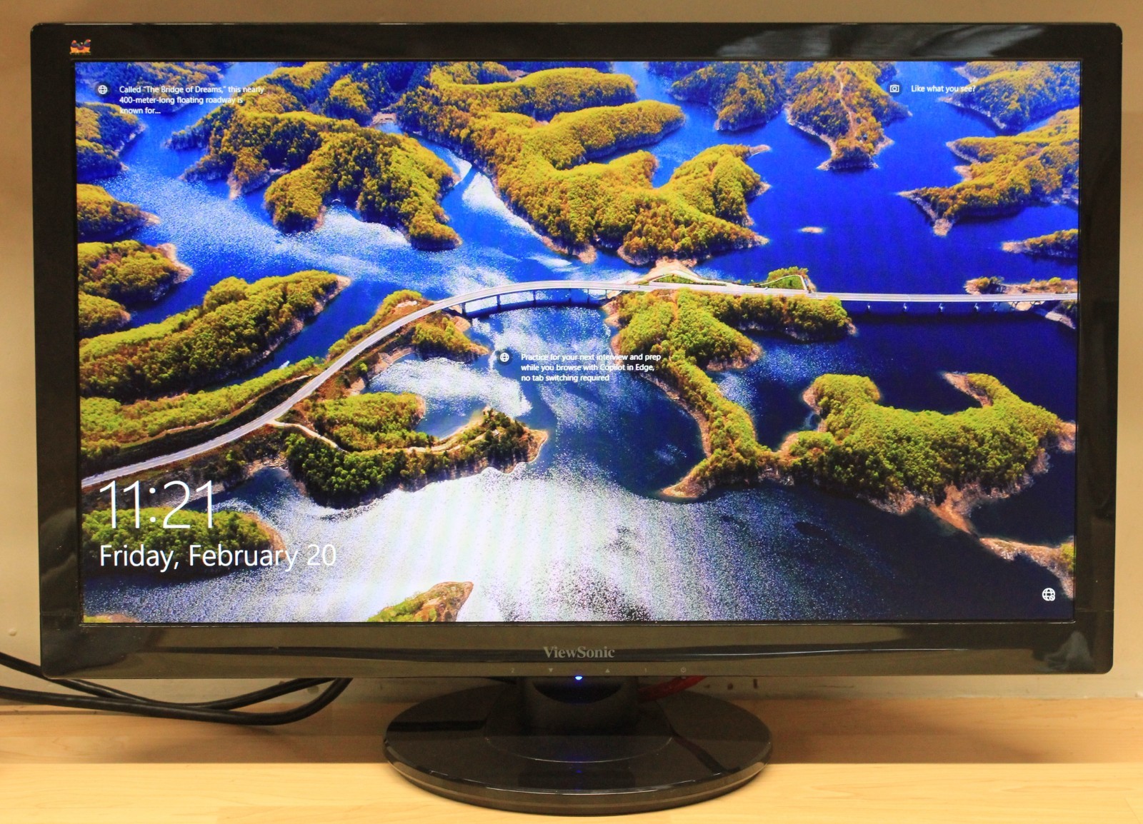 ViewSonic VA2446mh-LED (VS15453) 24" Monitor: DP/HDMI/VGA 1920x1080 (With Stand)