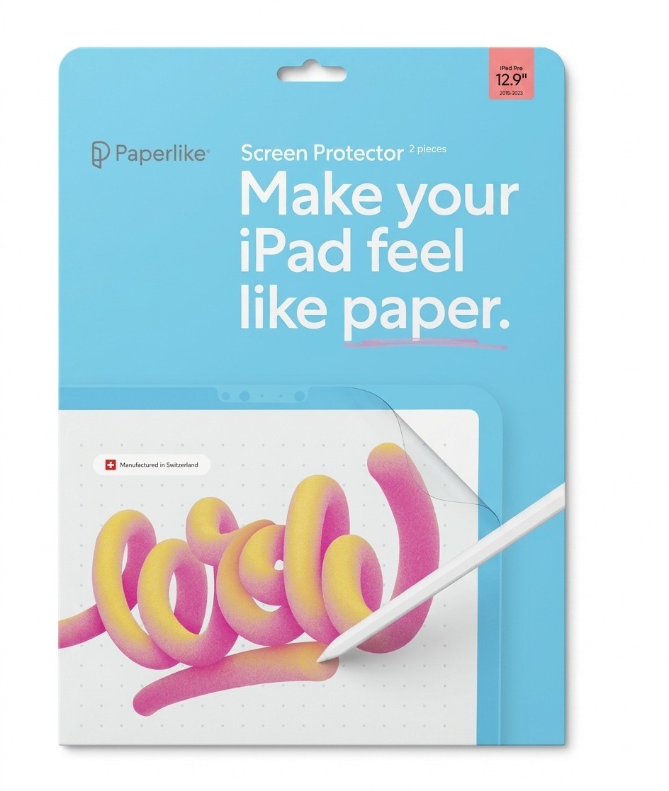Make Your iPad Feel Like Paper - Paperlike for iPad Pro 12.9 (2018-2023) 