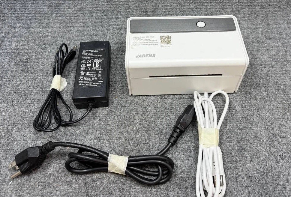 JADENS JD-468BT Thermal Label Printer 203dpi For Parts Repair No Guarantee