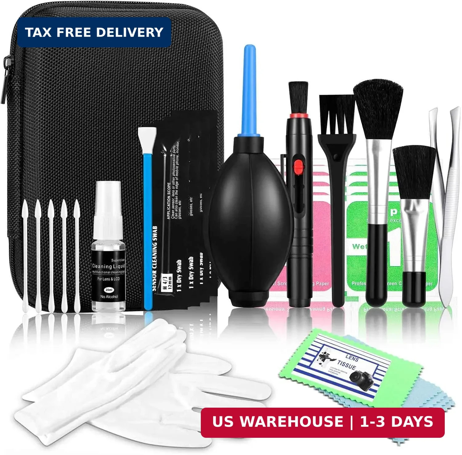 Camera Cleaning kit - Professional Camera Lens Cleaning Kit,Complete DSLR & Mirr