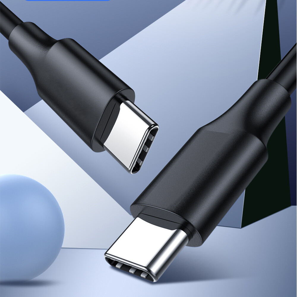 1-Pack Fast USB C To Type-C Fast Charging Data SYNC Charger Cable Cord 3FT NEW